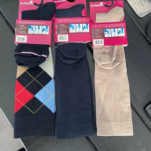 dr motion Accessories 3 Pair Dr Motion Compression Liners And Socks